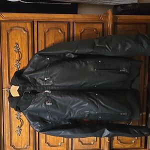 Wantdo Mens Faux Leather Jacket Small Nwt